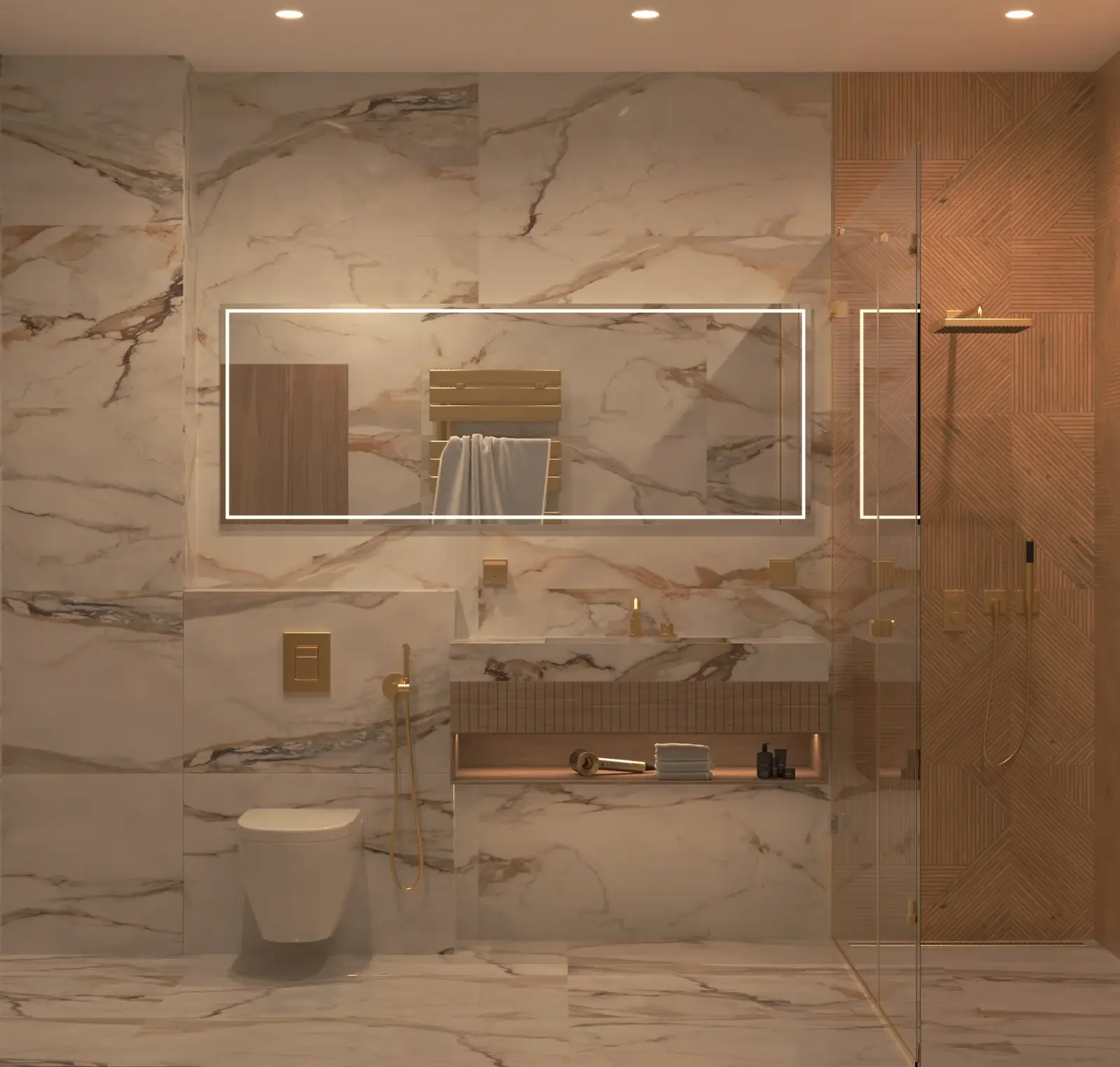 Kupatilo hotelske sobe — Hotel Atlas Montenegro