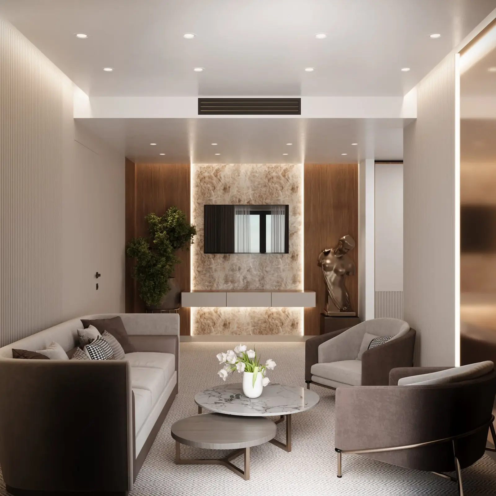 Dnevni prostor apartmana — Hotel Atlas Montenegro