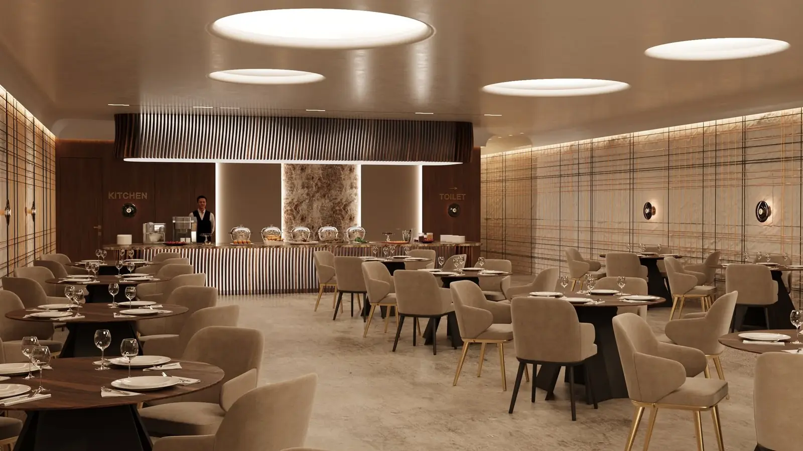 Restoran na spratu — Hotel Atlas Montenegro